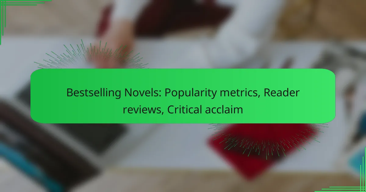 Bestselling Novels: Popularity metrics, Reader reviews, Critical acclaim